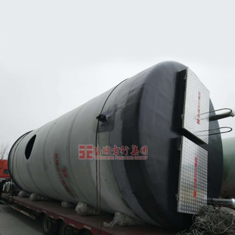 Stasiun pompa prefabrikasi terintegrasi FRP